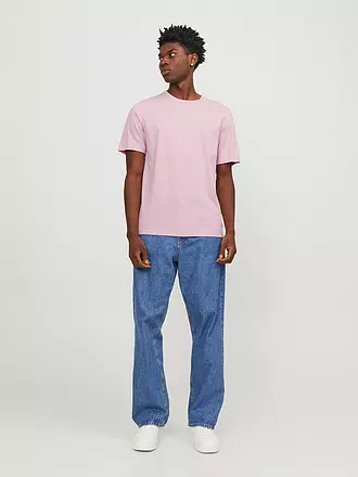 JACK & JONES | T-Shirt Slim Fit "JJEORGANIC" | rosa